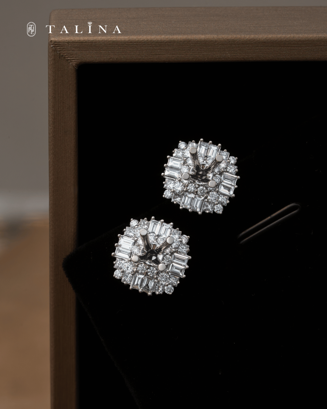 Celeste Diamond Earrings (0.4ct Round)
